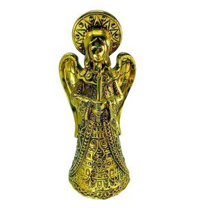 Napco X7648 ceramic Gold angel Christmas Japan National Potteries Holiday 32092